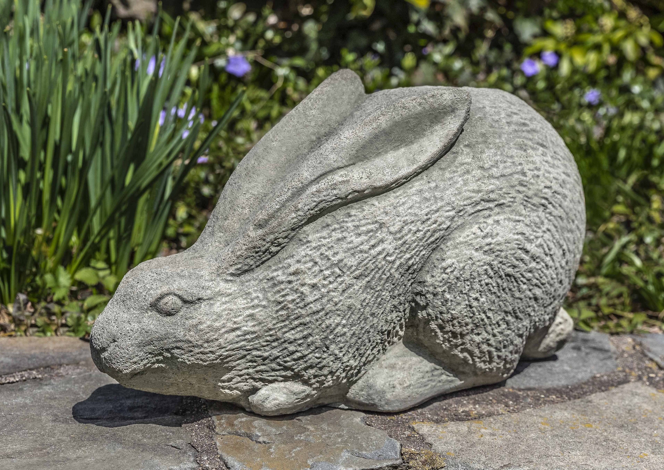 Caststone rabbit garden statue Arbor
